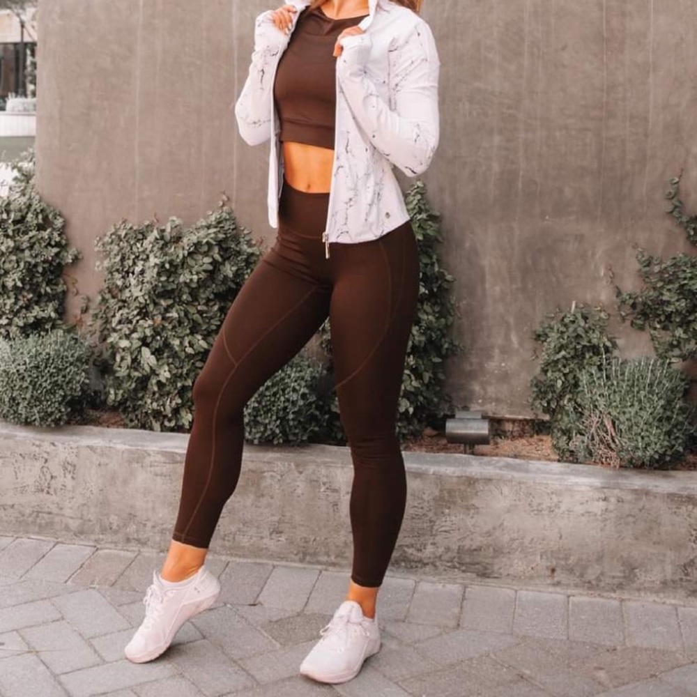 Buffbunny Hybrid Legging - maple medium